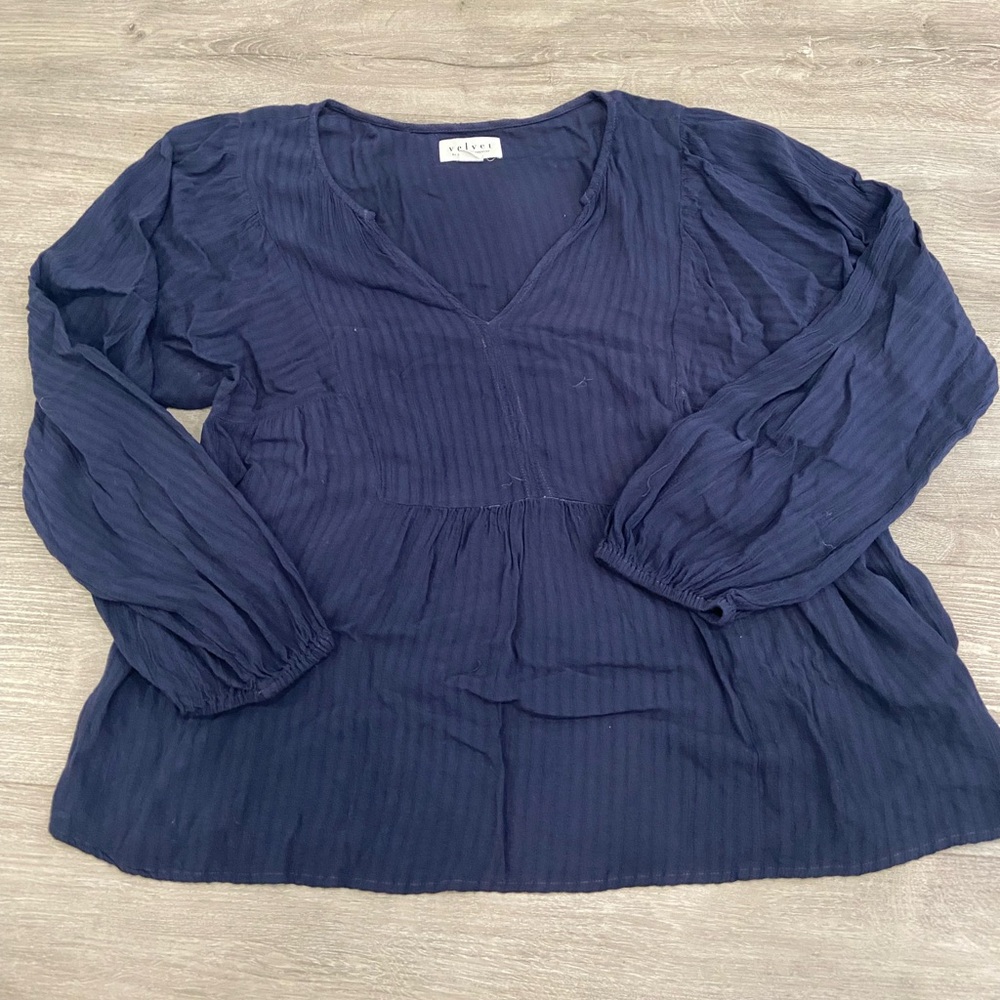 Navy Blouse - image 1